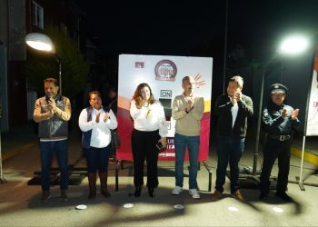 Inaugura Gobierno de la ciudad iluminación con tecnología LED en la colonia del Valle