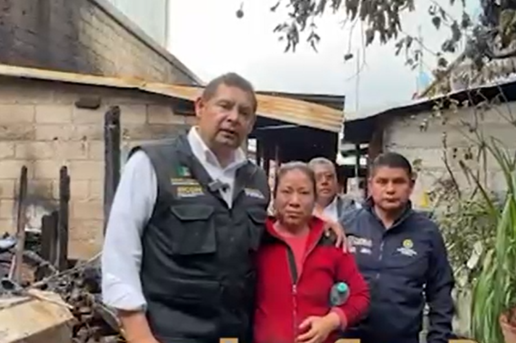 Gobierno de Puebla es solidario con personas afectadas por las lluvias.