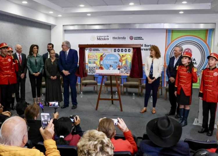 Billete de Lotería Nacional conmemora el 57 Aniversario de los Juegos Olímpicos de 1968