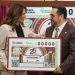 Firman Convenio IPN y Lotería Nacional; develan billete