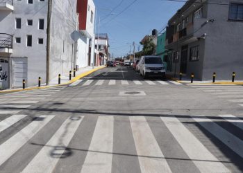 Verifica Gobierno de Pepe Chedraui conclusión de trabajos de pavimentación en San Francisco Totimehuacan