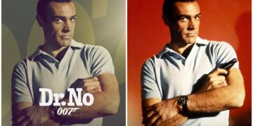 Borran la pistola de James Bond en pósters