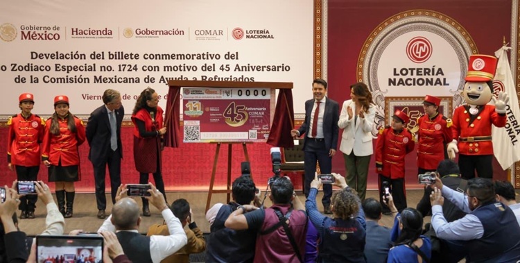 Lotería Nacional conmemora los 45 años de la COMAR