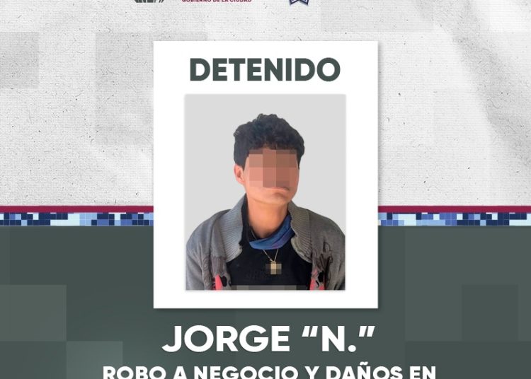 SSC detiene a hombre por robo a negocio