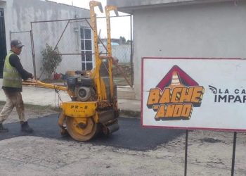 Bacheando Puebla, estrategia de mantenimiento vial