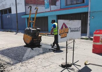 Campaña Bacheando Puebla mejora tiempos de traslado