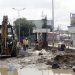 Continúa construcción de barda perimetral en Central de Abasto