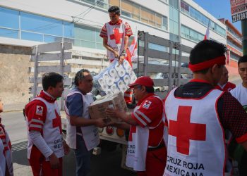 Cruz Roja en Puebla concluye operaciones del Centro de Acopio