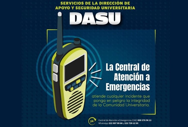 BUAP pide a comunidad llamar al CAE ante cualquier amenaza o riesgo