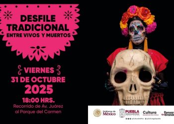 Gobierno del Estado invita al desfile Entre Vivos y Muertos 2025
