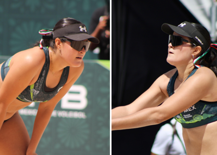 Dupla mexicana de voleibol, satisfecha con su participación