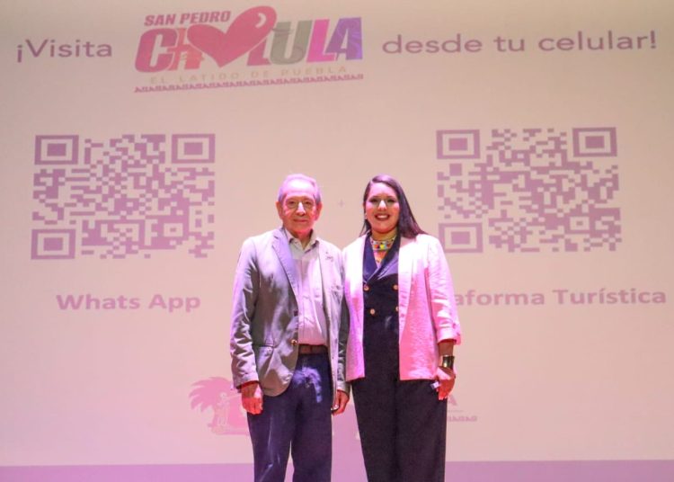 Presenta Tonantzin Fernández la plataforma digital visitcholula.mx
