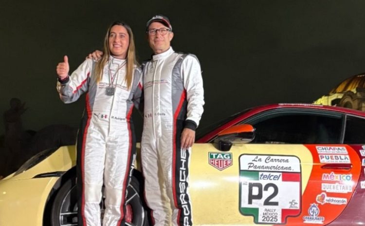 Gael García Bernal y Majo Rodríguez comparten asiento en Carrera Panamericana
