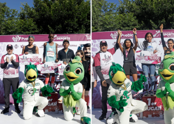 Eliud Kipkorir y Marcela Seynos conquistan el Medio Maratón de Puebla 2025