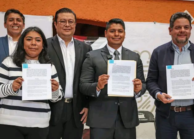 Omar Muñoz firma convenio con la asociación civil “Corazón Urbano”