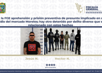Cae implicado en doble homicidio del mercado Morelos