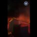SSC atiende incendio en taller mecánico de tractocamiones en La Ciénega