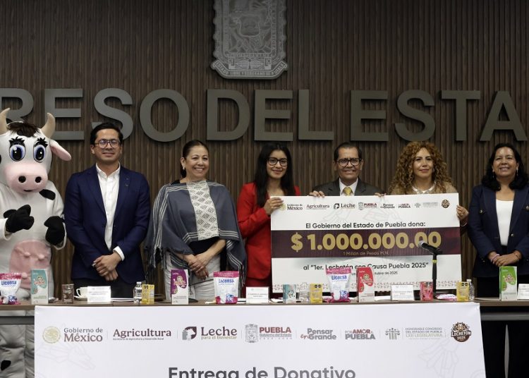 Congreso invita a sumarse al Lechetón con Causa Puebla 2025