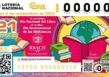 LN devela billete conmemorativo del Día Internacional de las Bibliotecas