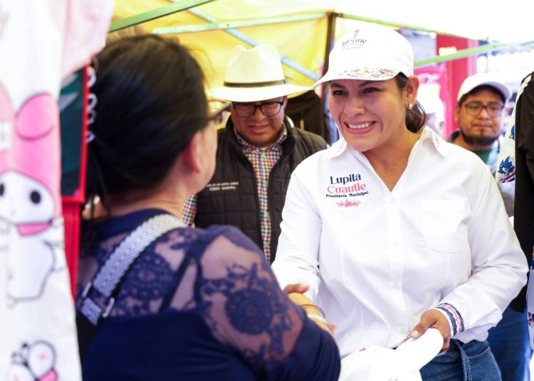Para un mejor San Andrés, Lupita Cuautle camina junto a las y los sanandreseños