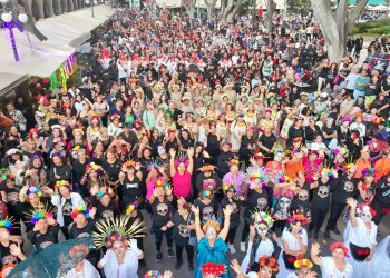 IMDP hace activación física musicalizada en celebración del Día de Muertos