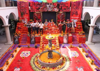 San Pedro inaugura su Ofrenda Monumental dedicada a víctimas de la Matanza de Cholula