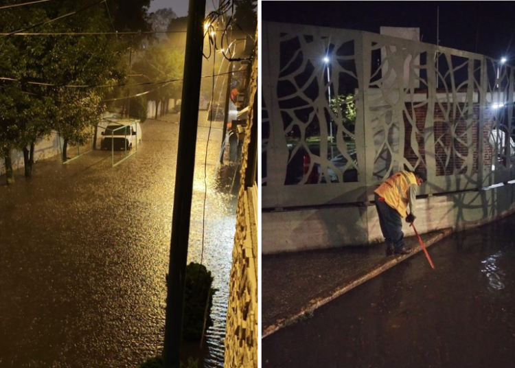 Activan protocolo de atención a contingencias por lluvias