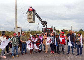 Arranca Tonantzin Fernández la rehabilitación del alumbrado público