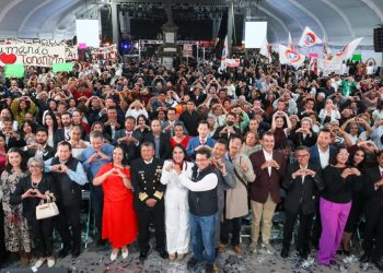 Tonantzin Fernández rinde su Primer Informe de Gobierno ante miles de cholultecas