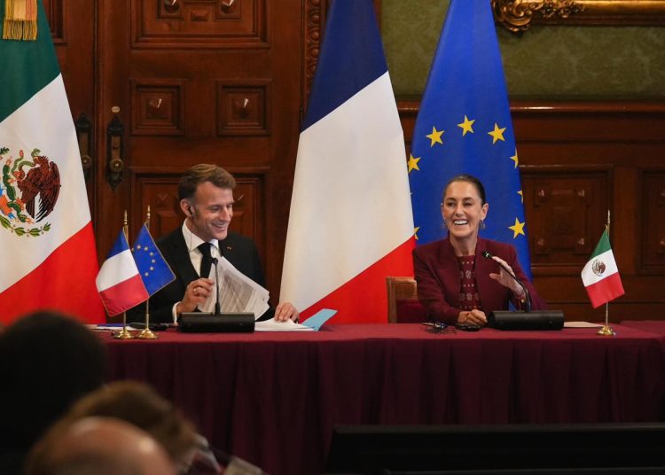 Nuestro interés es fortaleces la relación con Francia: Claudia Sheinbaum