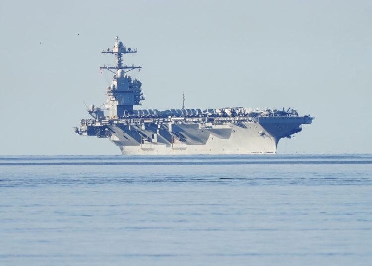 Portaaviones más grande de Estados Unidos entra al Caribe