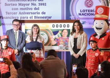 Lotería Nacional dedica billete por el tercer aniversario de FINABIEN