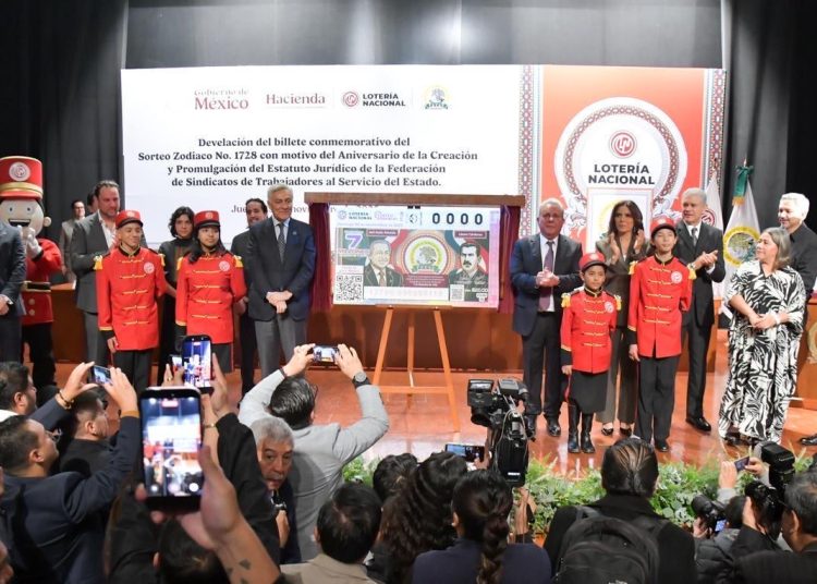 Billete de Lotería Nacional celebra el 87 Aniversario de la creación de la Federación de Sindicatos de Trabajadores al Servicio del Estado