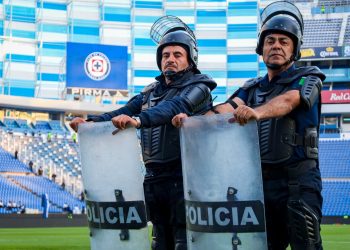 Policía Auxiliar mantendrá presencia operativa en partido Cruz Azul vs Pumas