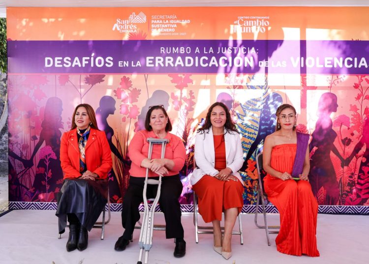 Inicia San Andrés Cholula los 16 días de Activismo contra la Violencia hacia las Mujeres