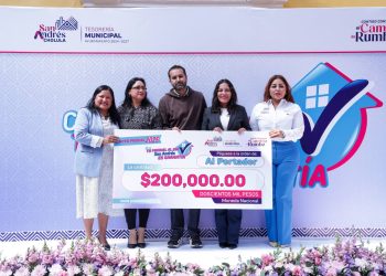 Lupita Cuautle recooce a contribuyentes responsables en el Sorteo Predial 2025