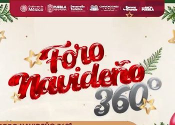 Anuncian Foro 360 en la Feria Navideña Puebla 2025
