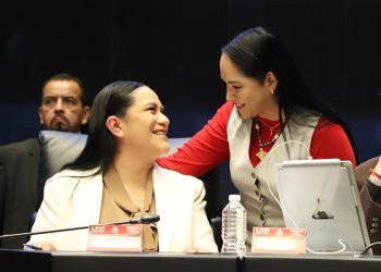 Liz Sánchez respalda la política de bienestar de Ariadna Montiel ante el Pleno del Senado