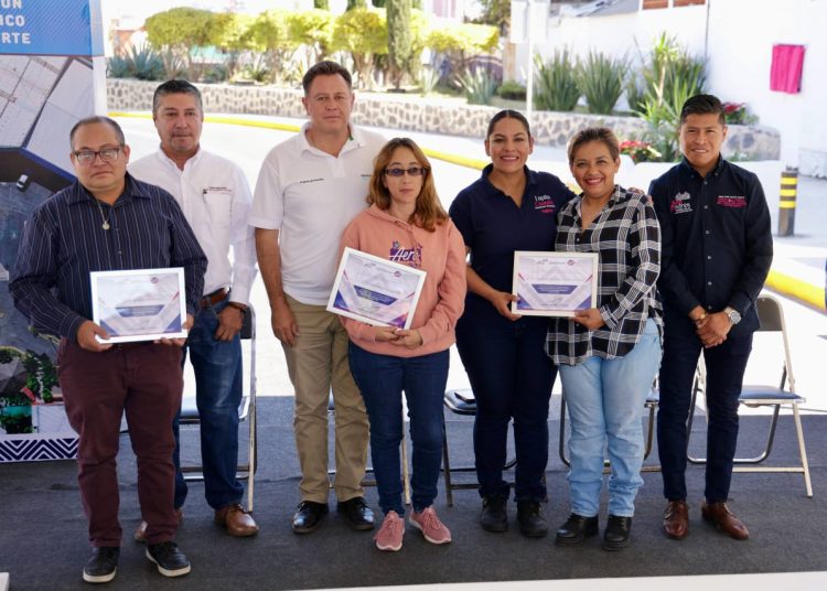Lupita Cuautle mejora movilidad en Delegación Atlixcáyotl