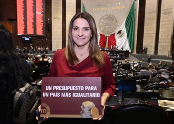 Maiella Gómez defiende en San Lázaro más recursos para fortalecer la justicia laboral