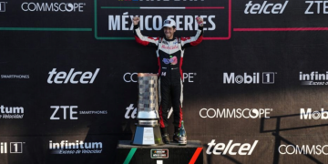 Alex de Alba Jr. se corona campeón de la NASCAR México Series en Puebla