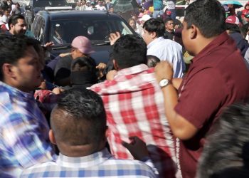 Maestros protestan contra Sheinbaum por reforma educativa en Oaxaca
