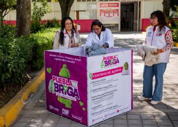 Unidad Médica del SMDIF se suma a campaña Puebla te abriga
