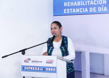 Lupita Cuautle entrega rehabilitación de Estancia de Día de San Andrés Cholula