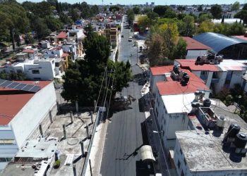 Gobierno de la Ciudad supervisa rehabilitación vial en Fovissste San Roque