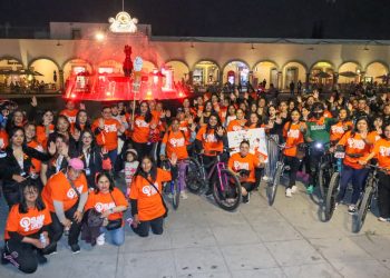 Tonantzin Fernández impulsa la Rodada por la Libertad: ¡La violencia se frena!