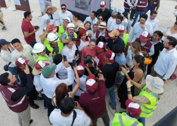 Claudia Sheinbaum encabeza obra «Agua para Campeche»