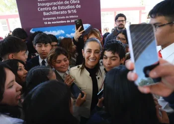Claudia Sheinbaum inaugura obra del centro de estudios de Zumpango EDOMEX