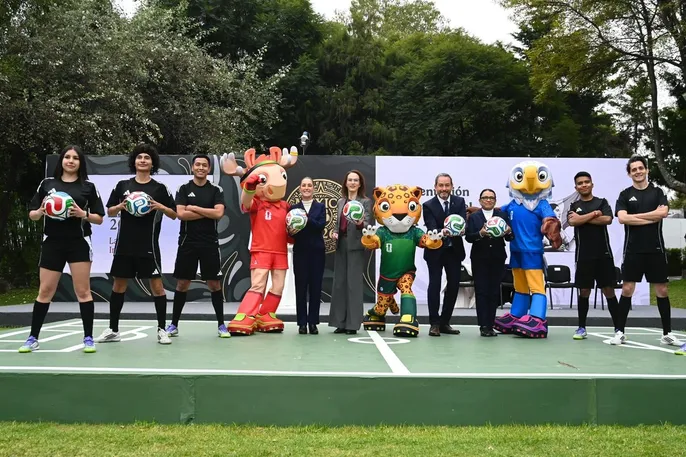 Sheinbaum presenta la Copa Mundial Fifa 2026