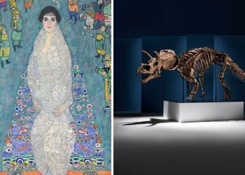 Un Klimt de 150 millones y el esqueleto de un dinosaurio llegan a subastas de NY